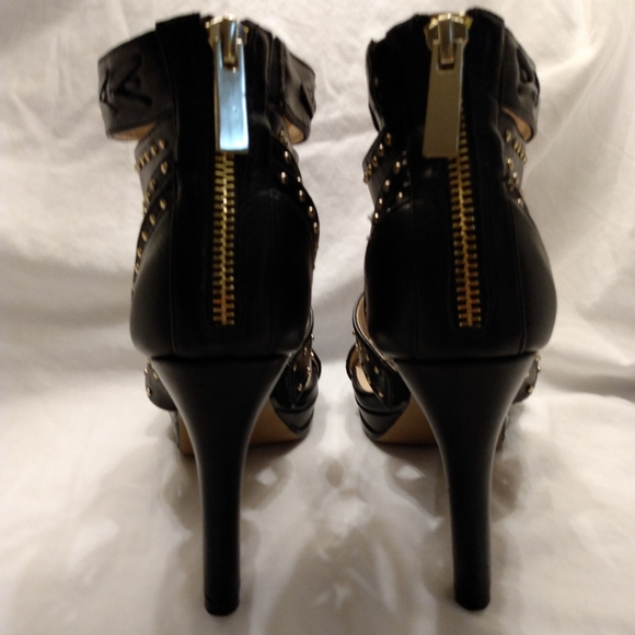 Bongo Studded Moto Heels Donna 6 - Picture 2 of 9